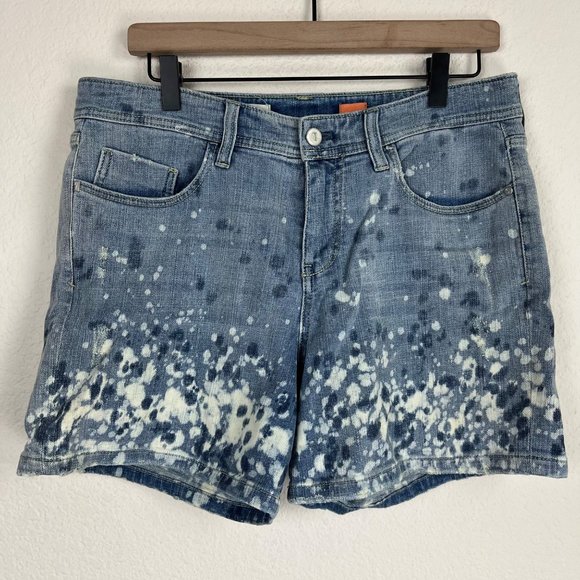 Pilcro Pants - Pilcro Hyphen Paint Splatter Bermuda Shorts Size 29